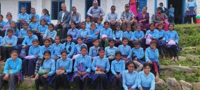 FKB Distributed to the menstrual girls on the occasion of World Environment Day in Tuka Khaptad